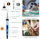 Upgrade 80W Electronic Soldering Iron Set Adjustable Temperature Fast Heating Welding Tools LCD Digital Solder Iron wire flux