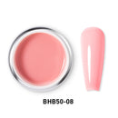 Beautilux Hard Builer Nail Art Gel Pink Clear Milky Camouflage Self Leveling UV Gel French White Gels Nail Polish 50g