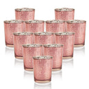 ERMAKOVA 6/12 Pcs Votive Candle Holder Mercury Glass Tealight Candle Holder for Wedding Parties Hotel Cafe Bar Home Decoration