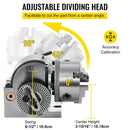 VEVOR BS0 5" Dividing Head Indexing Head Semi Universal With Indexing Plates, Tailstock &amp; 125mm 3-Jaw Chuck for Drilling Milling