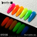 Beautilux Poly Acryl Gel Kit 15gx6pcs Quick Extension Nail Enhancement Semi Permanent French Nails Art DIY Building Manicure Set