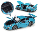 威利 1:24 仿真合金汽车 保时捷 911 GT3 RS 模型车 合金跑车 金属玩具赛车 儿童礼物