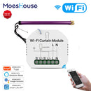 WiFi迷你智能窗帘开关模块卷帘快门电机智能生活涂鸦APP远程控制，支持Alexa Google Home