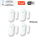 涂鸦智能WiFi门磁报警器 开关门检测 WiFi App通知提醒 安全警报支持Alexa Google Home