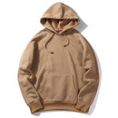 Covrlge EU Size Fashion Colorful Hoodies Men's Thicken Clothes Winter Sweatshirts Men Hip Hop Streetwear Solid Fleece Man MWW046