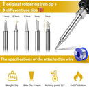 Upgrade 80W Electronic Soldering Iron Set Adjustable Temperature Fast Heating Welding Tools LCD Digital Solder Iron wire flux