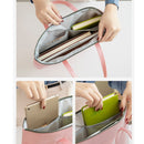 Fashion Women's Briefcase Bag A4 Document Bags Female Book Handbag Women 14" Laptop Briefcases Neutral Office Commuter Bag 2022