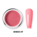 Beautilux Hard Builer Nail Art Gel Pink Clear Milky Camouflage Self Leveling UV Gel French White Gels Nail Polish 50g