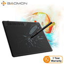 GAOMON S620 6.5 x 4 英寸数字绘画板，动画图形数位板，适用于绘图和玩OSU，带8192级压感无源笔