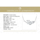 Lotus Fun Real 925 Sterling Silver Handmade Designer Original Fine Jewelry Sunset Cloud Pendant Necklace for Women
