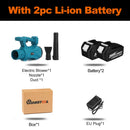 6 Speed Industry Cordless Air Blower Snow Blower Dust Leaf Collector Cleaning Sweeper Garden Power Tool For Makita 18V Battery