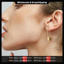ENFASHION Wholesale Lock Drop Earrings For Women Gold Color Stainless Steel Dangle Earings Fashion Jewelry Gifts Brinco E5282