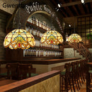The Cloister Light | Tiffany-Style Stained Glass Pendant Lamp