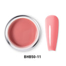 Beautilux Hard Builer Nail Art Gel Pink Clear Milky Camouflage Self Leveling UV Gel French White Gels Nail Polish 50g