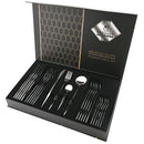 24Pcs/Set Stainless Steel Dinnerware Set Mix Gold Cutlery Set Dinner Knife Fork Coffee Spoon Tableware Kitchen Silverware Sets
