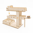STEM Toys for Children Educational Science Experiment Technology Toy Set  DIY Hydraulic Excavator Model Puzzle Painted Kids Toys