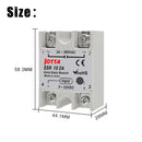 Solid State Relay Module SSR 10DA 25DA 40DA DC Control AC  Single Phase Without Plastic Cover For PID Temperature Control