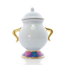 Promotion! Cartoon Beauty And The Beast Tea Set Mrs Potts Teapot Chip Cup Sugar Bowl Cogsworth Pot Coffee Birthday Xmas Gift