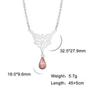 LIKGREAT Celtics Knot Wicca Triquetra Pendant Necklace Pearl Crystal Rhinestone Chain Choker Necklaces for Women Vintage Jewelry