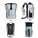 30L Rolltop Dry Sack Waterprof Bag Watertight Bag Water Resistant Drybag Kayak Motorcycle Dry Bag Backpack Outdoor Boat Raft Bag