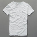3007 Cotton T-shirt Men Excellent Quality Slub Cotton Solid Color Summer Japan Style Harajuku Male Comfortable Soft Pullover Tee