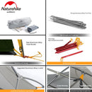 Naturehike Mongar 2-3 Person Camping Tent 15D Nylon Upgrade Double Layer Outdoor Tent Ultralight Waterproof Travel Hiking Tent
