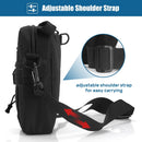 Tactical Gun Bag Pistol Carry Pouch Military Handgun Shoulder Sling Bag Gun Holster Pouch Messenger Bag Adjustable EDC Tool Pack