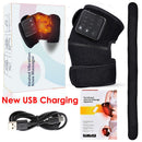 Electric Heating Knee Massager Far Infrared Joint Physiotherapy Elbow Knee Pad Vibration Massage Pain Relief Health Care