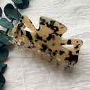 Fashion Leopard Print Hair Claws Geometric Hair Clamp Grab Hair Styling Hair Clips for Women Girls Hairpin Hair Accessories