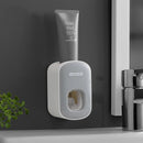 Bathroom Accessories Set Toothbrush Holder Toothpaste Dispenser Wall Mount Toothbrush Cup Storage Rack Toothpaste Squeezer