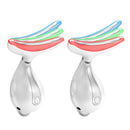 AmazeFan Facial Neck Massager 3 Colors Led Photon Therapy lifting Wrinkle Removal Beauty Device Reduce Double Chin Skin CareTool