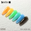 Beautilux Poly Acryl Gel Kit 15gx6pcs Quick Extension Nail Enhancement Semi Permanent French Nails Art DIY Building Manicure Set