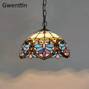 The Cloister Light | Tiffany-Style Stained Glass Pendant Lamp