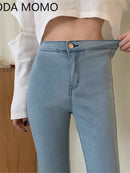 streetwear high waist women's fashion jeans woman girls women pencil pants trousers female jean denim skinny mom jeans