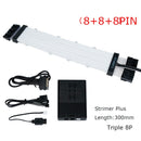 LIANLI Strimer Plus Triple 8PIN,24pin Motherboard Extension RGB Cable ,8PIN + 8PIN GPU Extension,Support Motherboard Control