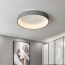 Modern Led Ceiling Lights Fixtures Bedroom Circle Luces Living Room Black Chandeliers Lamp with Remote Control Study Decoration