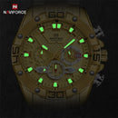 NAVIFORCE Fashion Watches For Men Luxury Original Classic Quartz Clock Analog Chronograph Sport Waterproof Steel Band WristWatch