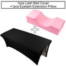 Neck Lash Pillow Memory Foam Lash Pillow 1pcs Eyelash Extension Bed Cover Elastic Sheet For Grafting Eyelashes Makeup Tool Salon
