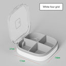 Tcare Travel Pill Organizer Moisture Proof Pills Box for Pocket Purse Daily Pill Case Portable Medicine Vitamin Holder Container
