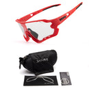Men/Women Photochromic 1 Lens Cycling Sunglasses outdoor Sport Bike Cycling Eyewear Cycling Glasses Bicycle Hiking Fishing MTB