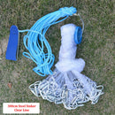 XC LOHAS American Hand Cast Fishing Net 2.4M-7.2M Small Mesh Hand Throw Cast Network With Sinker and without Sinker Fish Trap