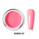 Beautilux Hard Builer Nail Art Gel Pink Clear Milky Camouflage Self Leveling UV Gel French White Gels Nail Polish 50g