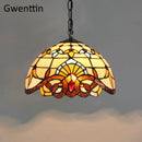 The Cloister Light | Tiffany-Style Stained Glass Pendant Lamp