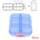 Tcare Travel Pill Organizer Moisture Proof Pills Box for Pocket Purse Daily Pill Case Portable Medicine Vitamin Holder Container
