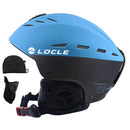 LOCLE 专业滑雪头盔 ABS+EPS CE认证 滑雪头盔 雪地滑冰 滑板头盔 尺寸 55-61cm