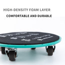 Abdominal Disc 1 Pair 4 Wheel Gliding Disc Abdominal Muscle Trainer Device Fitness Skateboard Exercise At Home Gym Equipment
