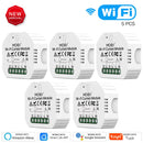 WiFi迷你智能窗帘开关模块卷帘快门电机智能生活涂鸦APP远程控制，支持Alexa Google Home