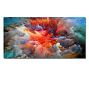 Grey Yellow Cloud Abstract Art Oil Painting Posters And Prints on Canvas Modern Art Independe Wall Picture For Living Room Decor