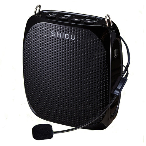 SHIDU S258 10W便携式扩音器 有线麦克风音箱 教师专用扩音机 自然立体声