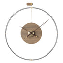 Nordic Luxury Wall Clock Modern Design Silent Large Wall Clocks Home Decor Creative Wood Metal Watch Living Room Home Decoration